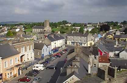 Roscrea von oben