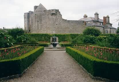 Garten hinter dem Roscrea Castle