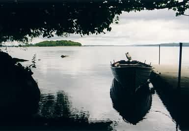 Blick auf den Lough Derg von Holy Island aus