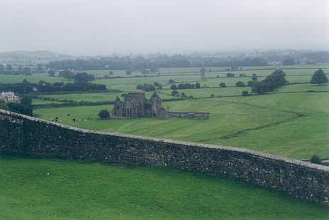 Blick vom Rock auf die Hore Abbey