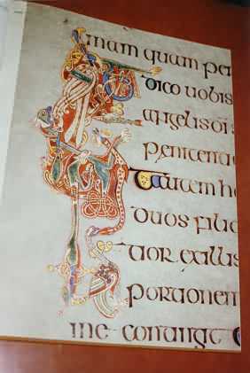 Ausschnitt aus dem Book Of Kells